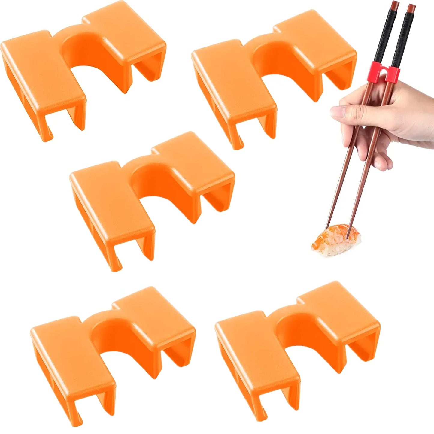 5 PCS Reusable Training Chopstick Helpers