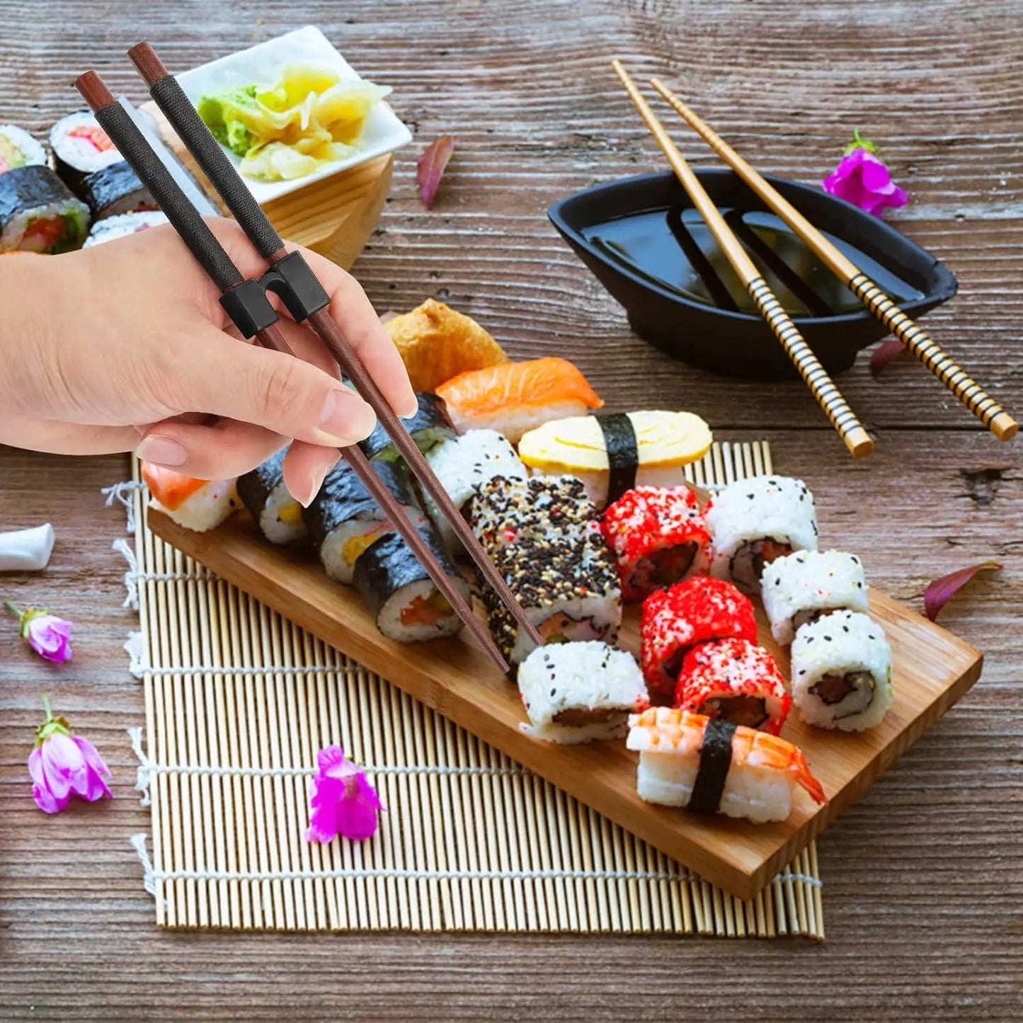 5 PCS Reusable Training Chopstick Helpers