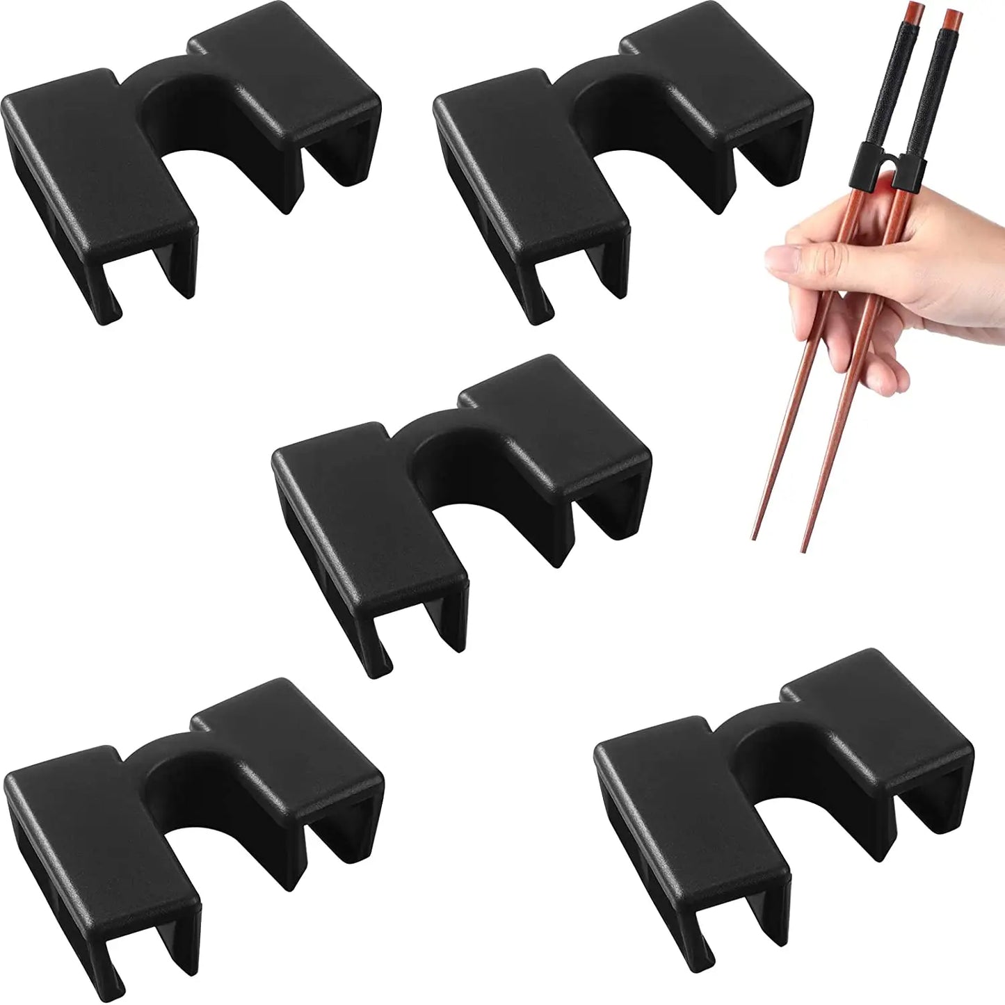 5 PCS Reusable Training Chopstick Helpers