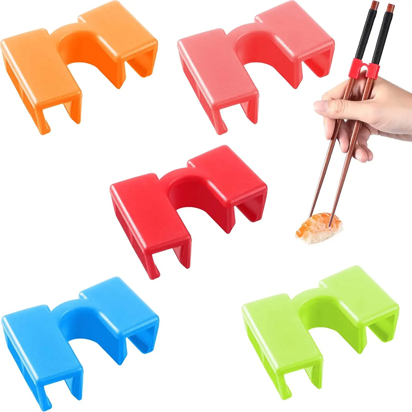 5 PCS Reusable Training Chopstick Helpers