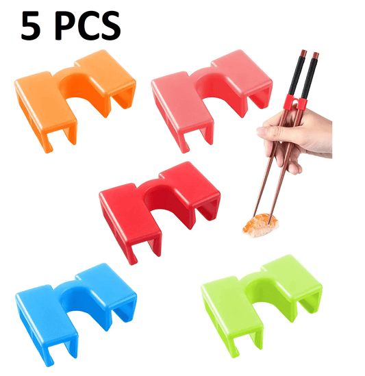 5 PCS Reusable Training Chopstick Helpers